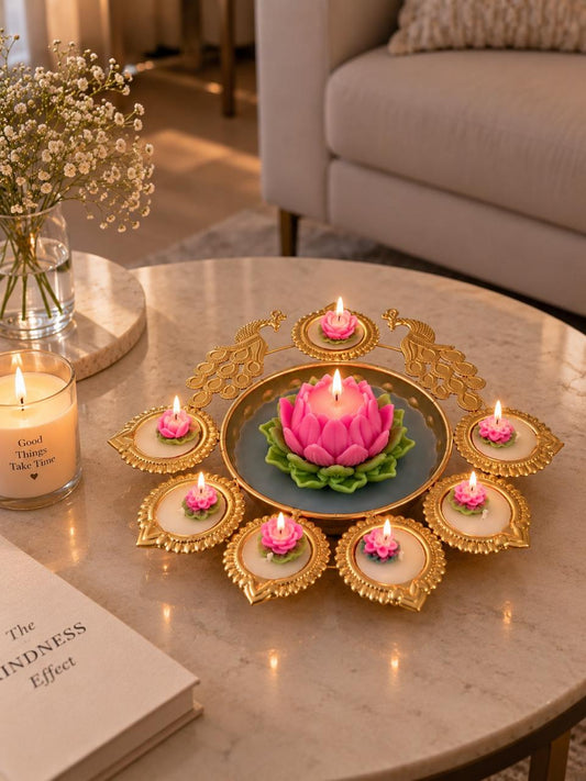 Lotus Urli Candle